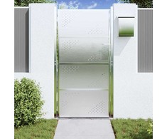 Sodo vartai 85 x 174 cm Nerūdijantis plienas Užrakintas