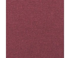 3-Vietis Sofa Vyno raudona 220 cm audinys