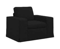 Sofa 2 pcs Juoda Metalas
