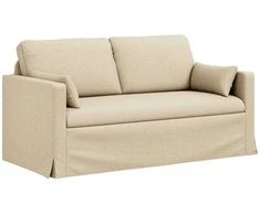Sofa 2 pcs Kreminė Metalas