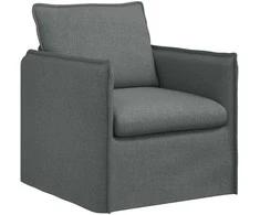 Sofa Sofos komplektas 2 pcs Tamsiai pilka 196 x 82 x 85 cm Audinys