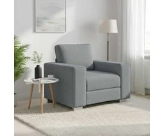 Sofa Kėdė Šviesiai pilka 100 cm audinys