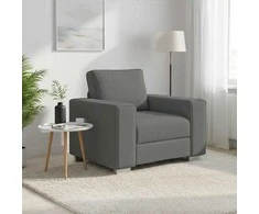 Sofa Kėdė Tamsiai pilka 100 cm audinys