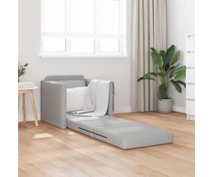 Sofa lova Debesų pilka 74 x 77 x 81 cm audinys