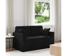 Sofa Juoda 138 x 78 x 80 cm Aksomas