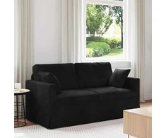 Sofa Juoda 158 x 78 x 80 cm Aksomas