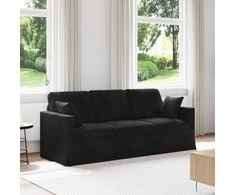 Sofa Juoda 198 x 78 x 80 cm Aksomas