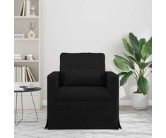 Fotelis Sofa Juoda 78 x 78 x 80 cm Metalas