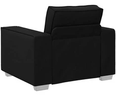 Sofa Kėdė Juodas 100 cm Dirbtinė oda