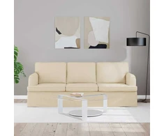 Sofa Kreminė 142 x 80 x 85 cm Metalas