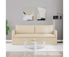 Sofa Kreminė 195 x 82 x 85 cm Metalas
