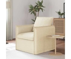 Sofa Kreminė 195 x 82 x 85 cm Metalas