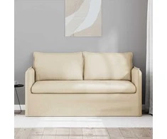 Sofa Kreminė 195 x 82 x 85 cm Metalas