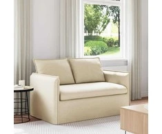 Sofa Kreminė 195 x 82 x 85 cm Metalas