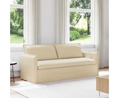 Sofa Kreminė 195 x 82 x 85 cm Metalas