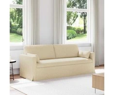 Sofa Kreminė 198 x 78 x 80 cm Metalas