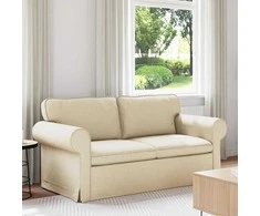 Sofa Kreminė 215 x 82 x 80 cm Metalas