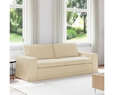 Sofa Kreminė 222 x 80 x 82 cm Metalas