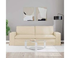 Sofa Kreminė 222 x 80 x 82 cm Metalas