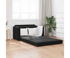 Sofa lova Juoda 124 x 71 x 78 cm Aksomas