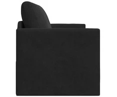 Sofa lova Juoda 124 x 71 x 78 cm Aksomas