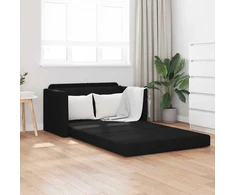 Sofa lova Juoda 124 x 71 x 78 cm audinys
