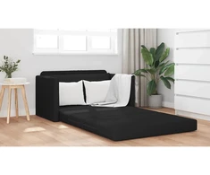 Sofa lova Juoda 124 x 71 x 78 cm audinys