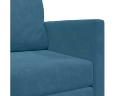 Sofa lova Mėlyna 124 x 71 x 78 cm Aksomas