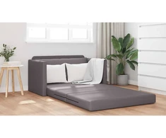 Sofa lova Pilka 124 x 71 x 78 cm Dirbtinė Oda