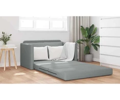Sofa lova Šviesiai pilka 124 x 71 x 78 cm audinys