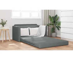 Sofa lova 110cm Tamsiai pilka audinys