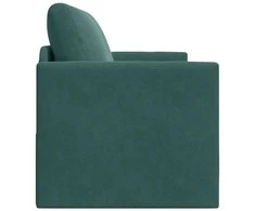 Sofa lova Tamsiai žalia 124 x 71 x 78 cm Aksomas
