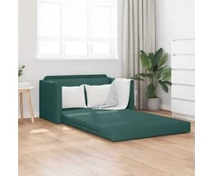 Sofa lova 110cm Tamsiai žalia audinys