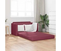 Sofa lova 110cm Vyno raudona audinys