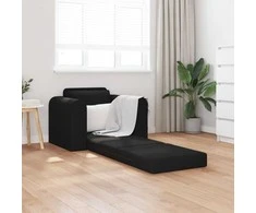 Sofa lova Juoda 98 x 71 x 83 cm audinys