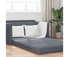 Sofa lova Tamsiai pilka 124 x 71 x 78 cm Aksomas