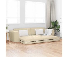Sofa lova Kreminė 245 x 78 x 77 cm audinys