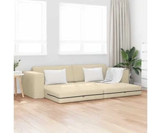 Sofa lova Kreminė 245 x 78 x 77 cm audinys