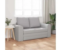 Sofa lova Debesų pilka 148 x 71 x 83 cm audinys