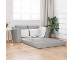 Sofa lova Debesų pilka 148 x 71 x 83 cm audinys