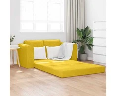 Sofa lova Geltona 148 x 71 x 83 cm Aksomas