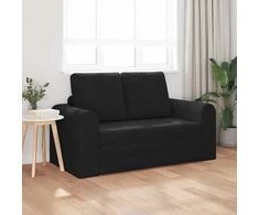 Sofa lova Juoda 148 x 71 x 83 cm Aksomas