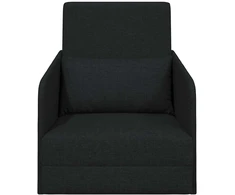 Sofa lova Juoda 65 x 80 x 83 cm audinys