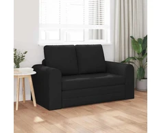 Sofa lova Juoda 148 x 71 x 83 cm audinys