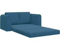 Sofa lova Mėlyna 148 x 71 x 83 cm Aksomas