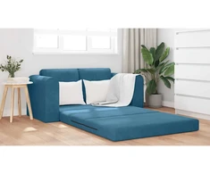 Sofa lova Mėlyna 148 x 71 x 83 cm Aksomas