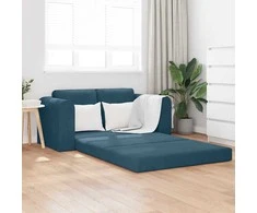 Sofa lova Mėlyna 148 x 71 x 83 cm Aksomas