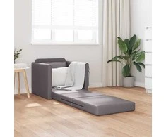 Sofa lova 60cm Pilka Dirbtinė Oda