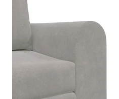 Sofa lova Šviesiai pilka 148 x 71 x 83 cm Aksomas