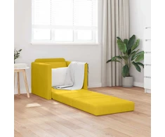 Sofa lova 60cm Tamsiai geltona Aksomas